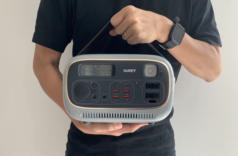 AUKEY PowerStudioレビュー】お洒落で実用性のあるポータブル電源
